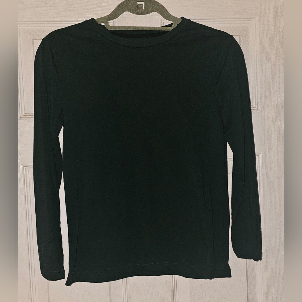 Old Navy Dark Green Long Sleeve Shirt